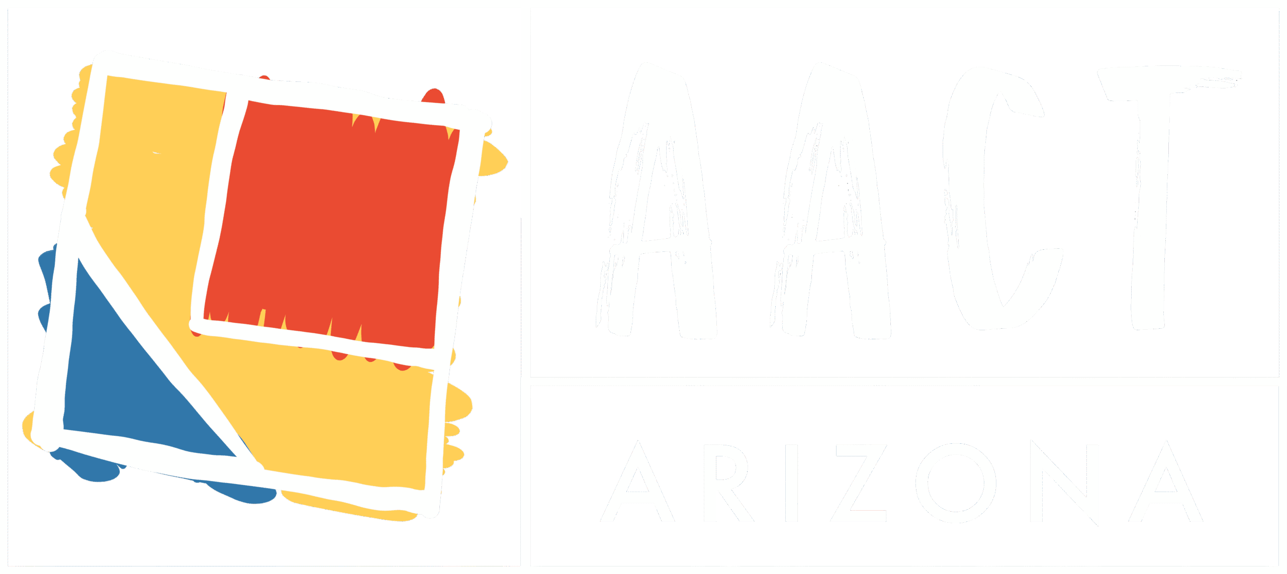 AACT Arizona Main Logo Colored - White